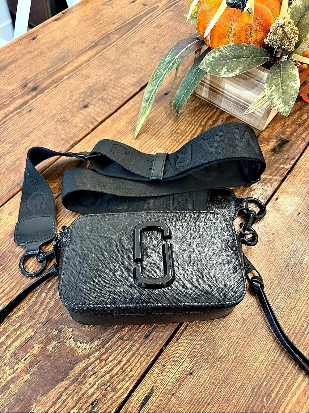 Marc Jacobs The Snapshot DTM Camera Bag Crossbody Black